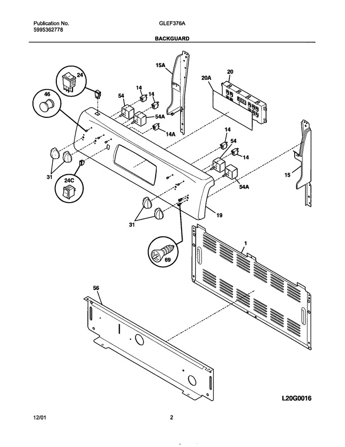 Diagram for GLEF376ASE