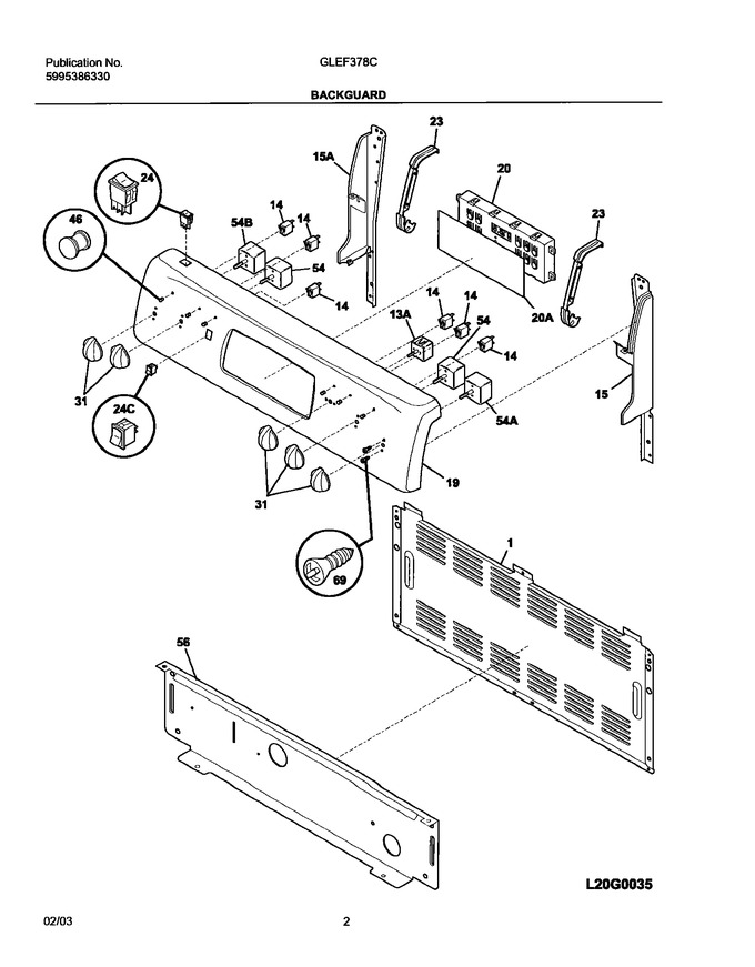 Diagram for GLEF378CSA