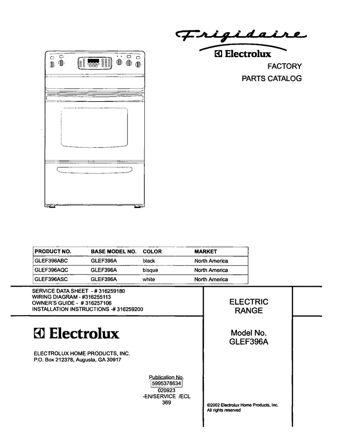 Diagram for GLEF396AQC