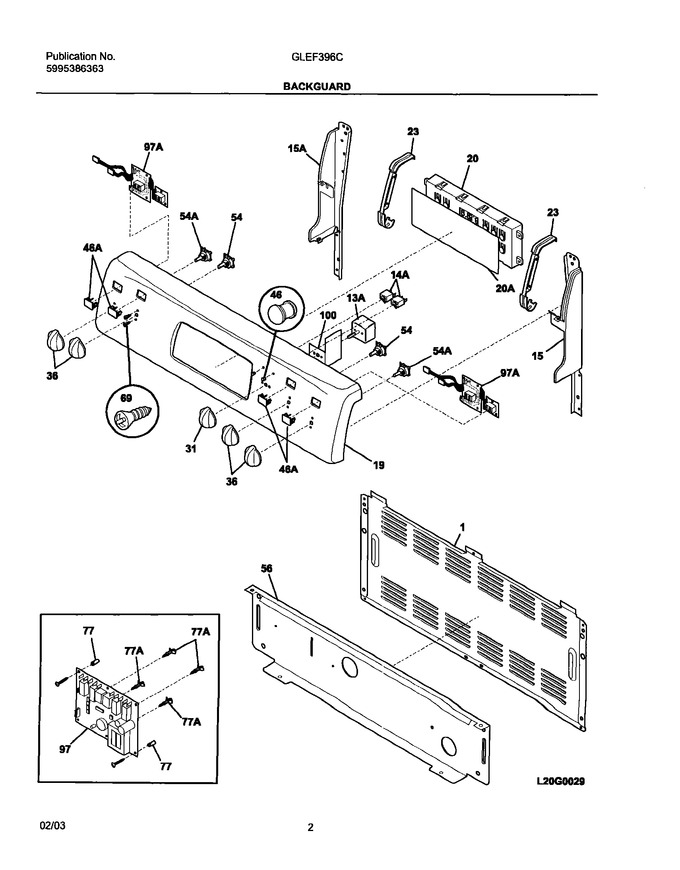 Diagram for GLEF396CSA