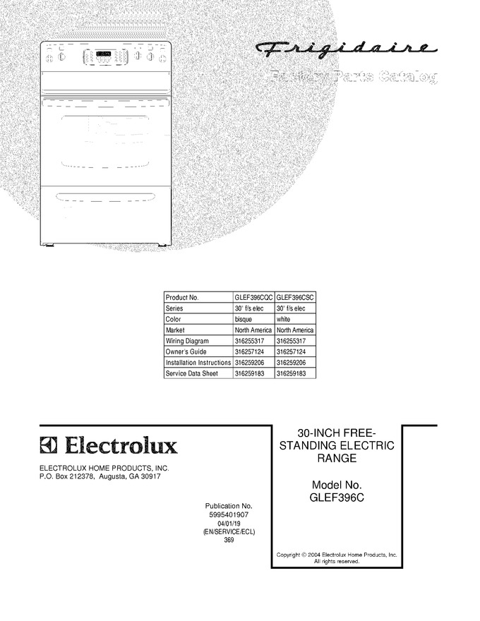 Diagram for GLEF396CQC