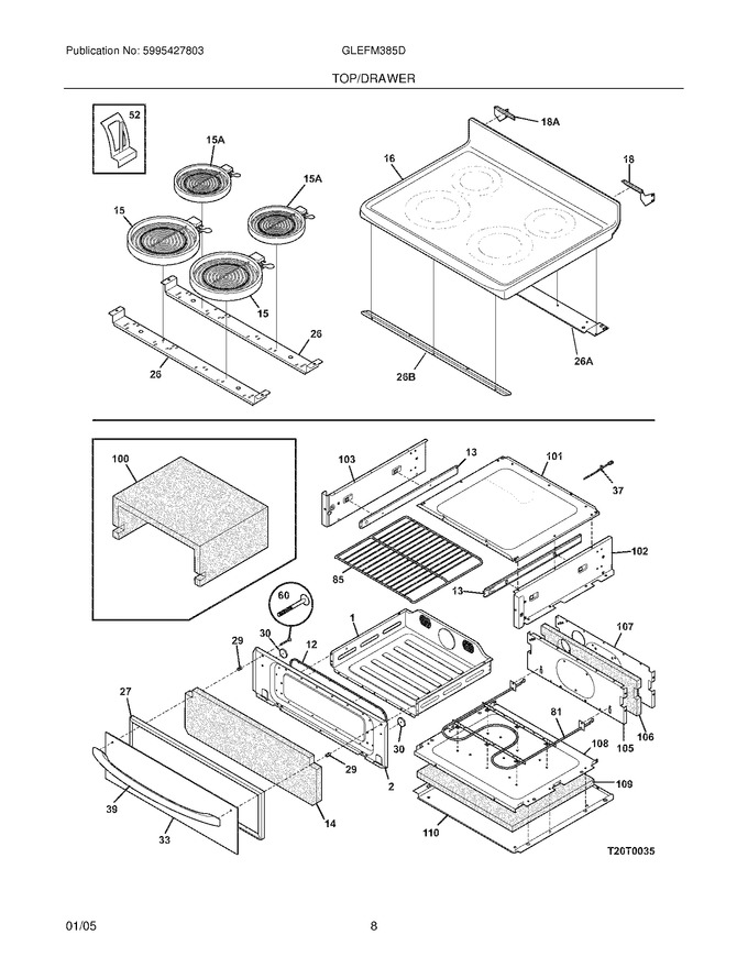 Diagram for GLEFM385DQA