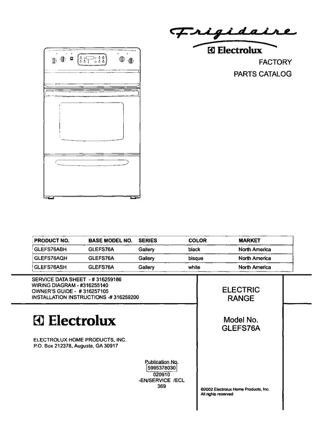 Diagram for GLEFS76ABH