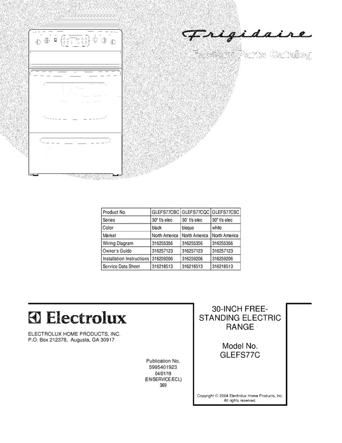 Diagram for GLEFS77CSC