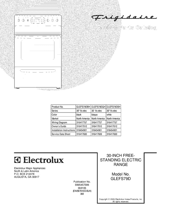 Diagram for GLEFS79DSH