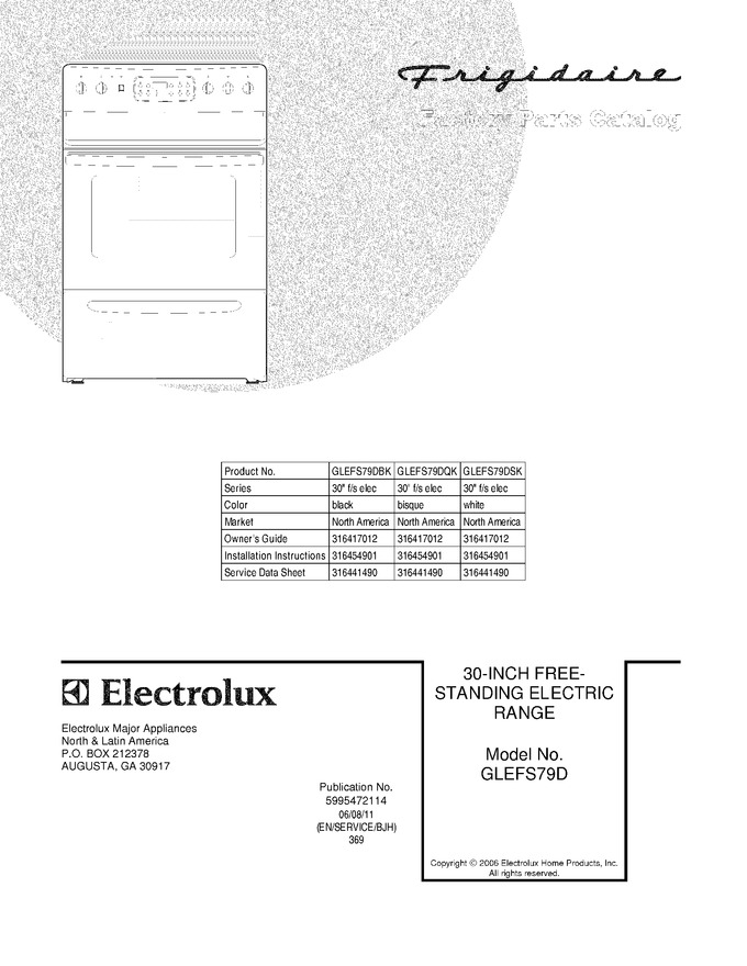 Diagram for GLEFS79DSK
