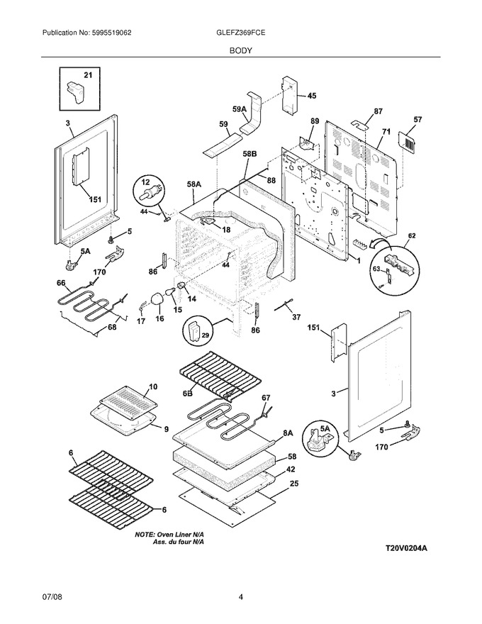 Diagram for GLEFZ369FCE