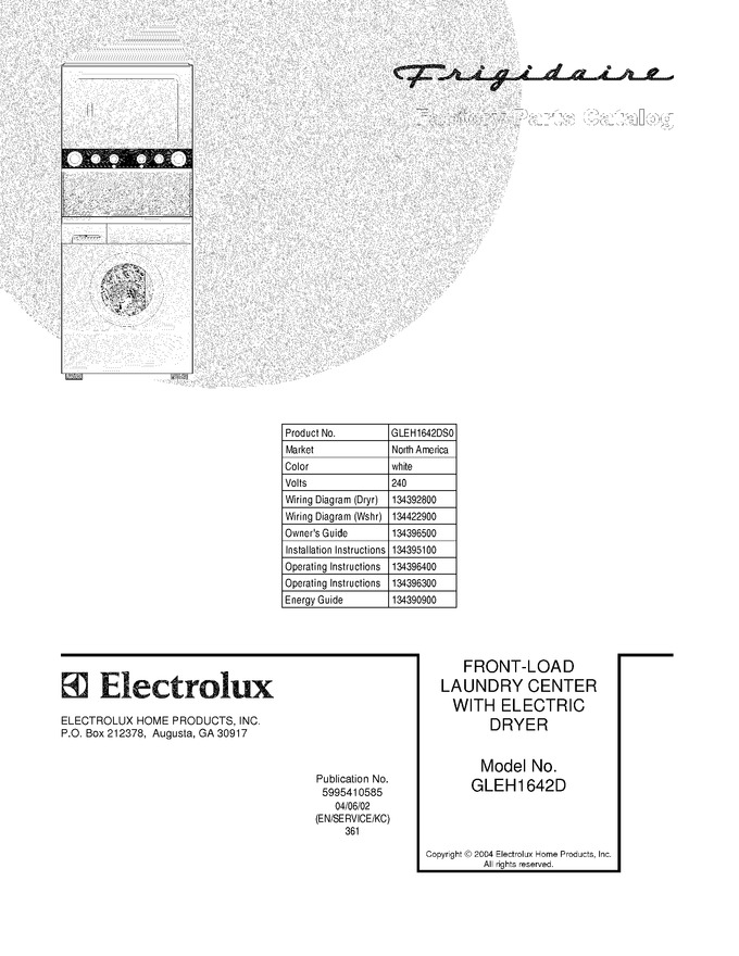 Diagram for GLEH1642DS0