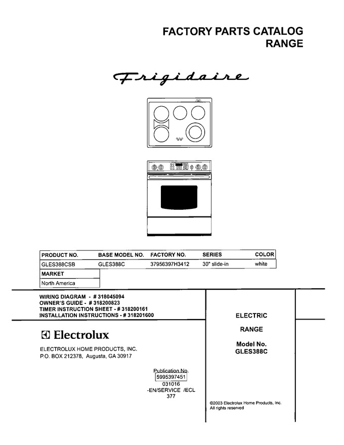 Diagram for GLES388CSB