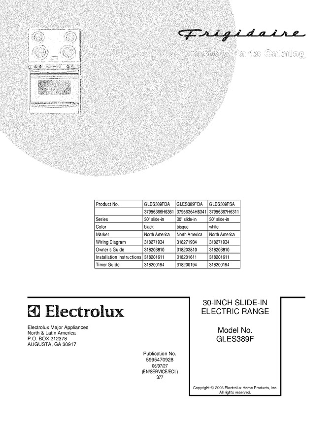 Diagram for GLES389FQA