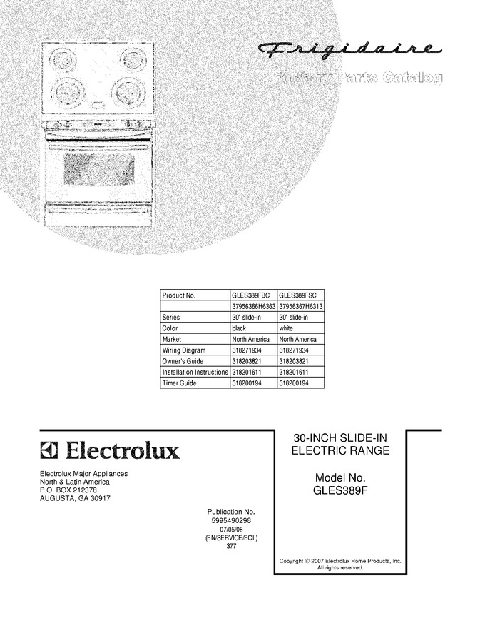 Diagram for GLES389FSC