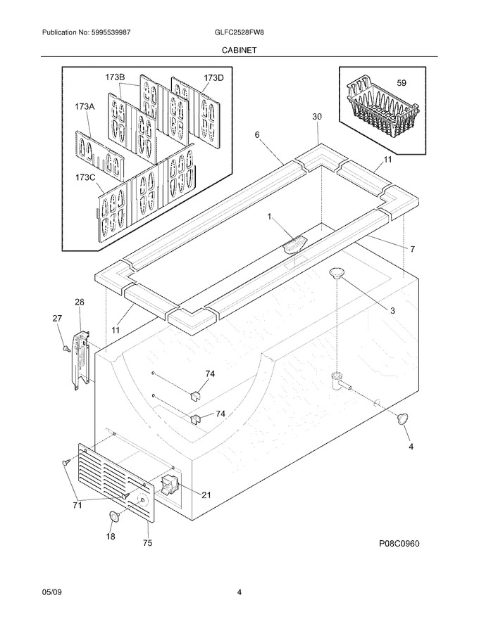 Diagram for GLFC2528FW8