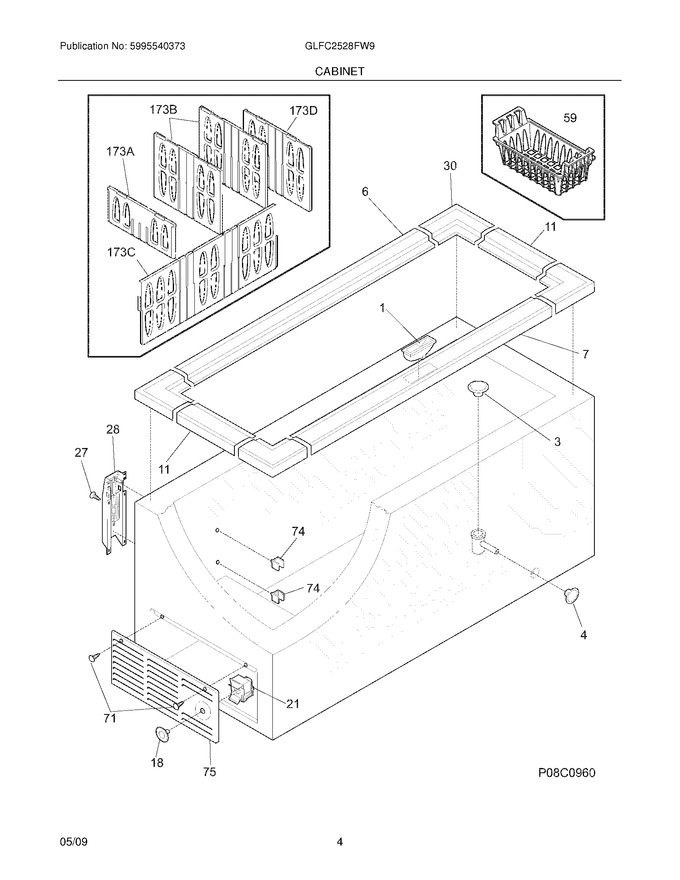 Diagram for GLFC2528FW9