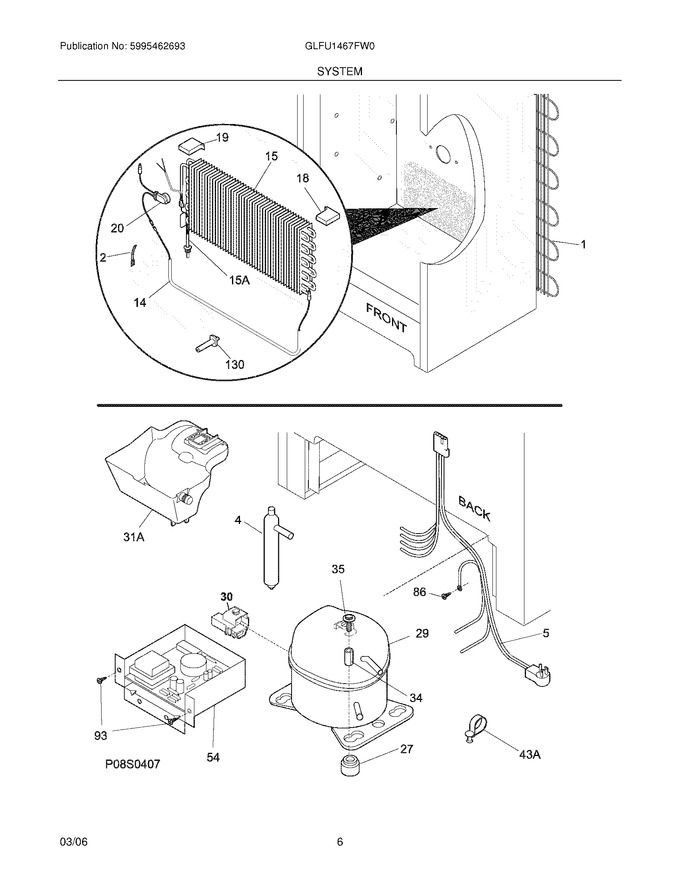Diagram for GLFU1467FW0
