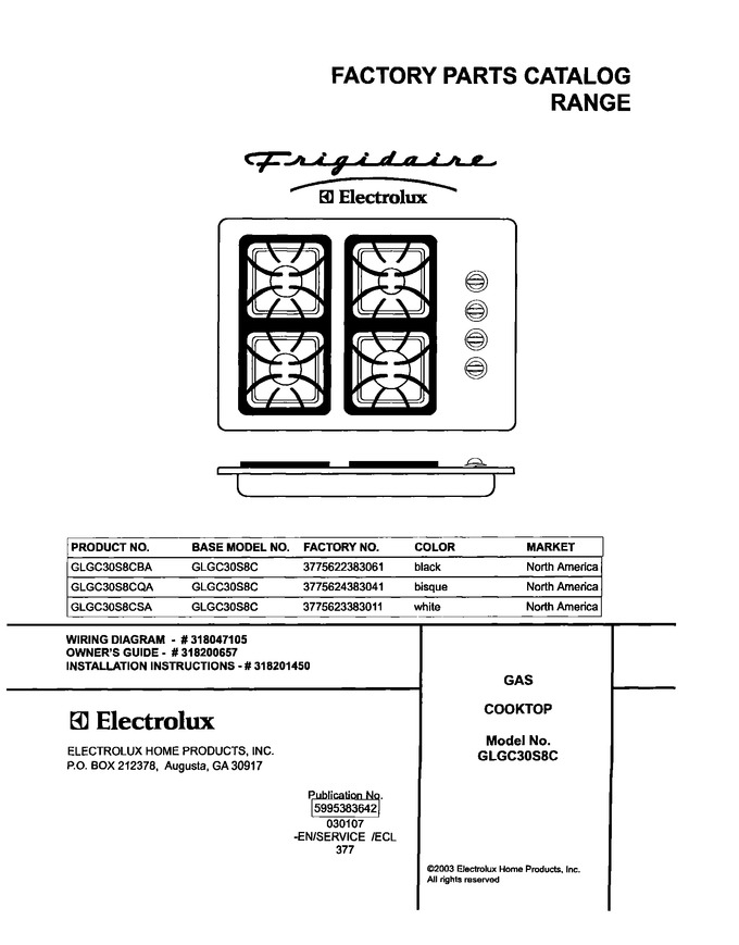 Diagram for GLGC30S8CSA