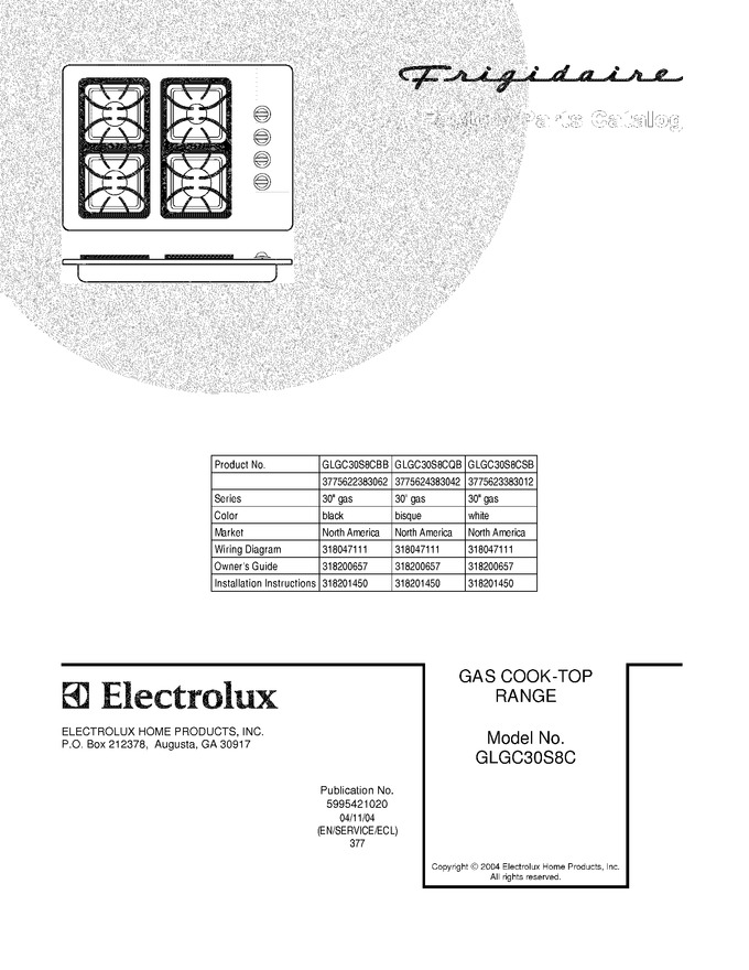 Diagram for GLGC30S8CSB