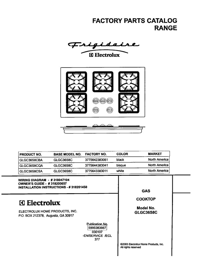 Diagram for GLGC36S8CSA