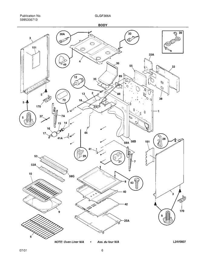 Diagram for GLGF366ABA