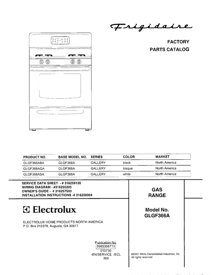 Diagram for GLGF366ABA