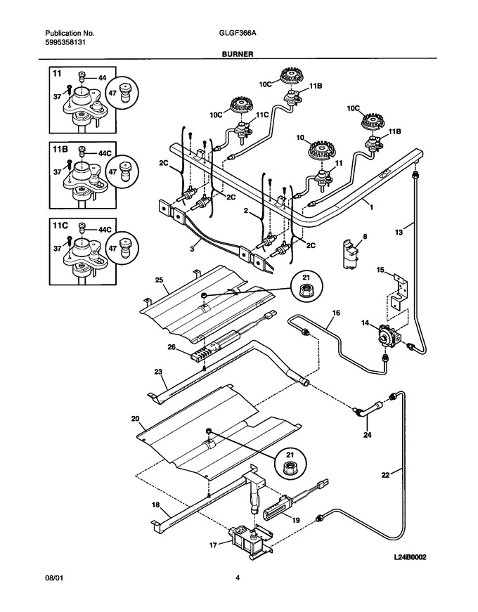 Diagram for GLGF366ABB