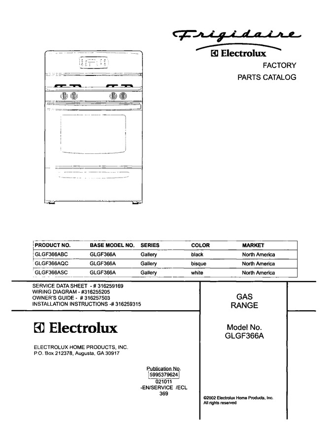 Diagram for GLGF366AQC