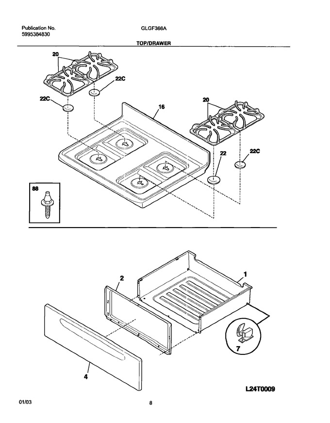 Diagram for GLGF366ABD