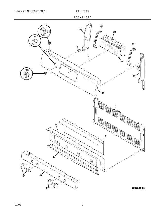 Diagram for GLGF376DSK
