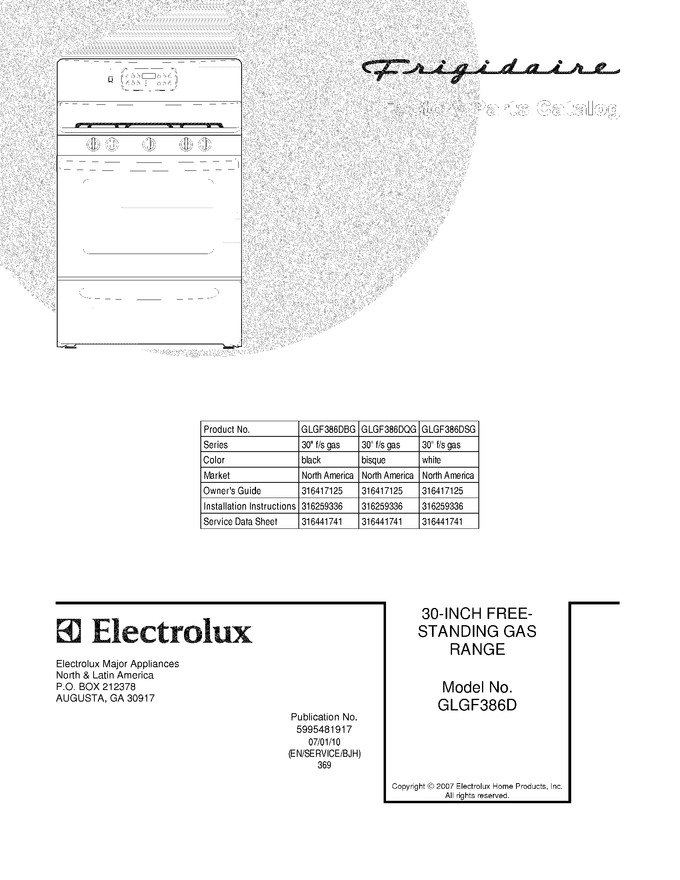 Diagram for GLGF386DBG