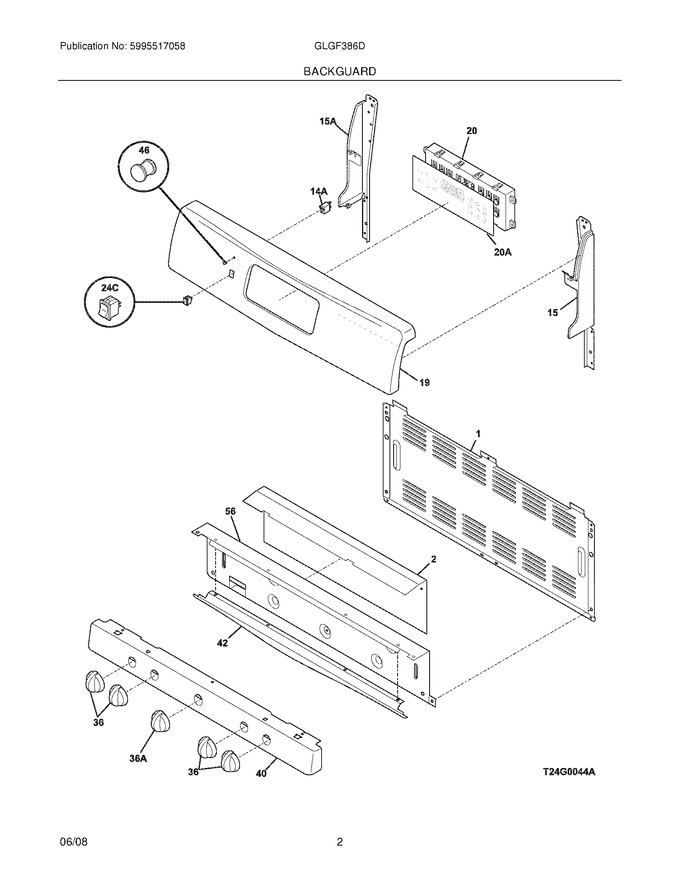 Diagram for GLGF386DSH