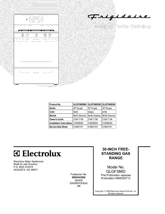 Diagram for GLGF386DSK