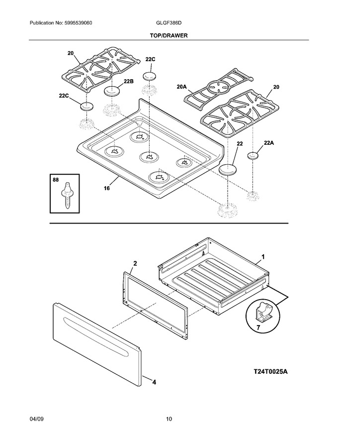 Diagram for GLGF386DSM