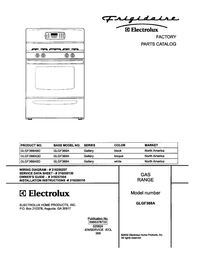 Diagram for GLGF388ASD