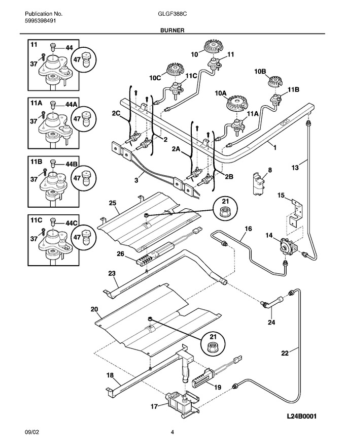Diagram for GLGF388CSB