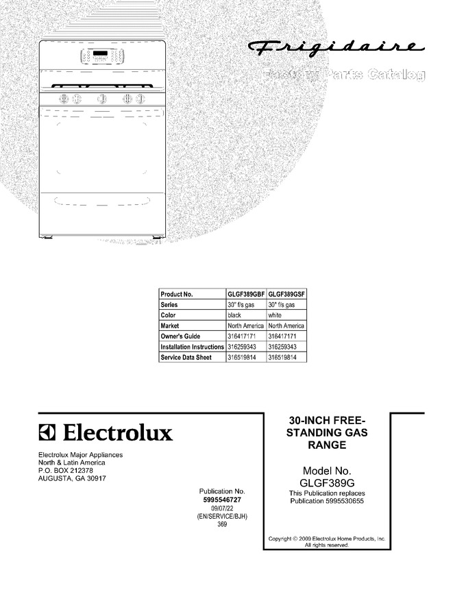 Diagram for GLGF389GSF