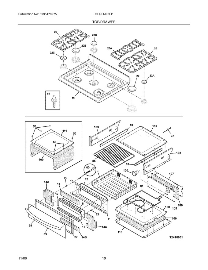 Diagram for GLGFM96FPWB