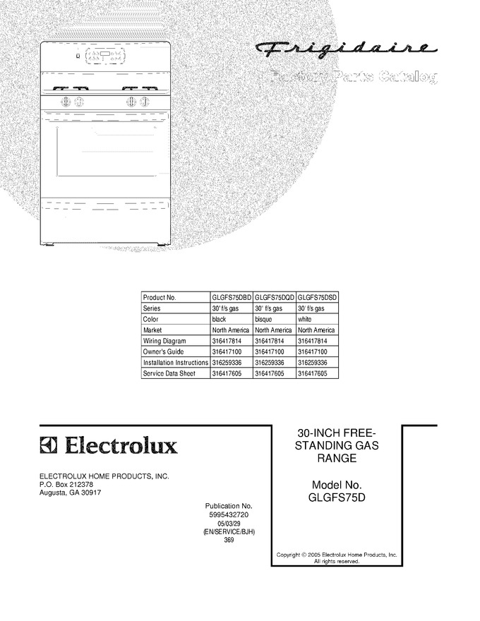 Diagram for GLGFS75DQD
