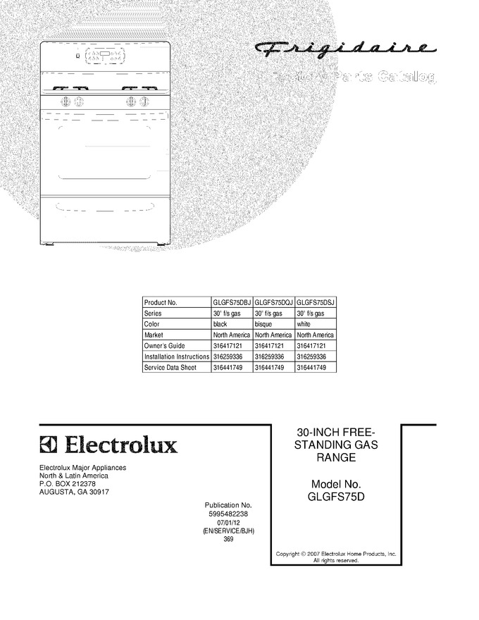 Diagram for GLGFS75DBJ