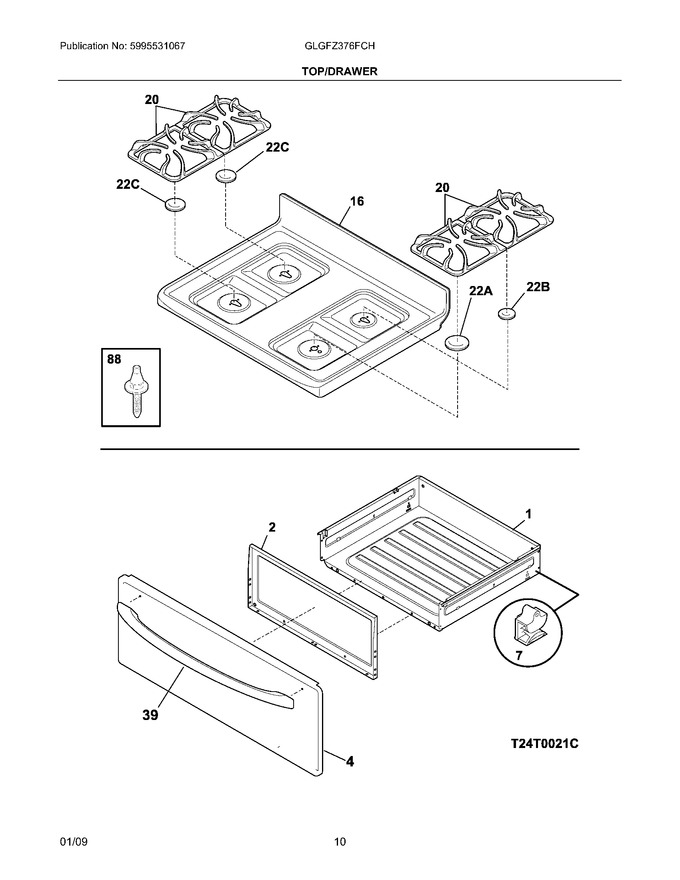 Diagram for GLGFZ376FCH