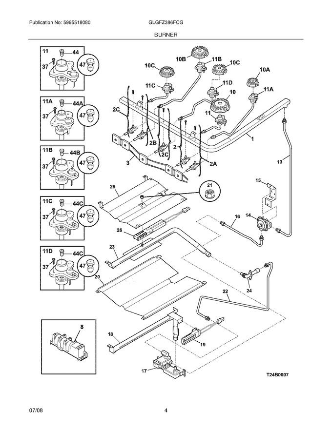 Diagram for GLGFZ386FCG