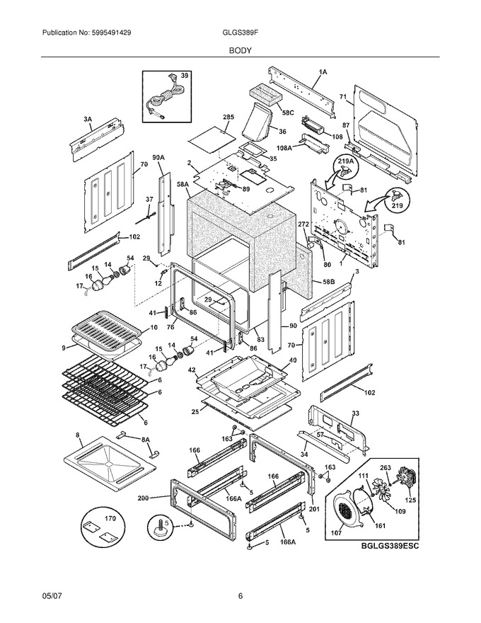 Diagram for GLGS389FSB