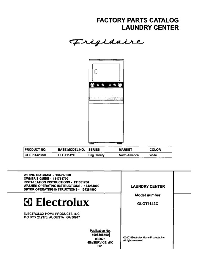 Diagram for GLGT1142CS0