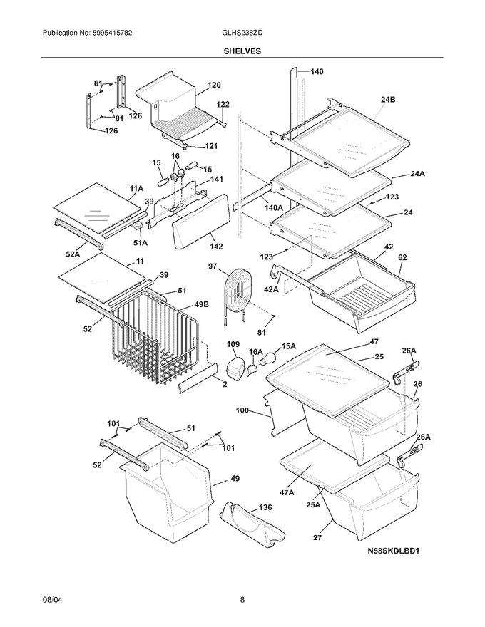 Diagram for GLHS238ZDW2