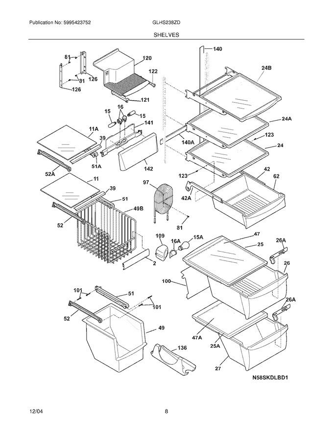 Diagram for GLHS238ZDS8
