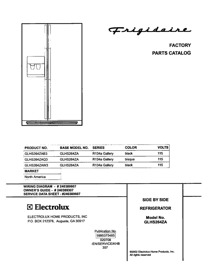 Diagram for GLHS264ZAQ3