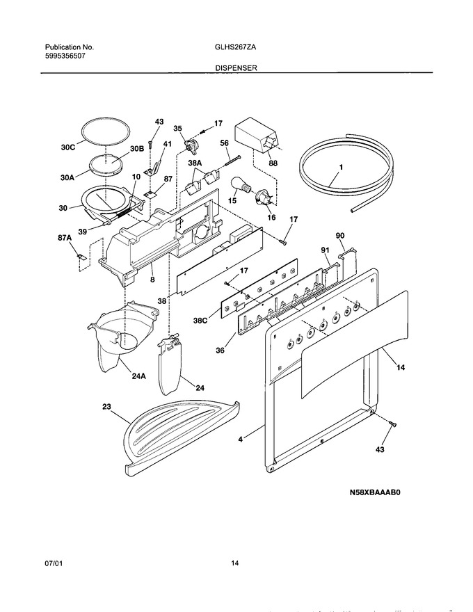 Diagram for GLHS267ZAQ0