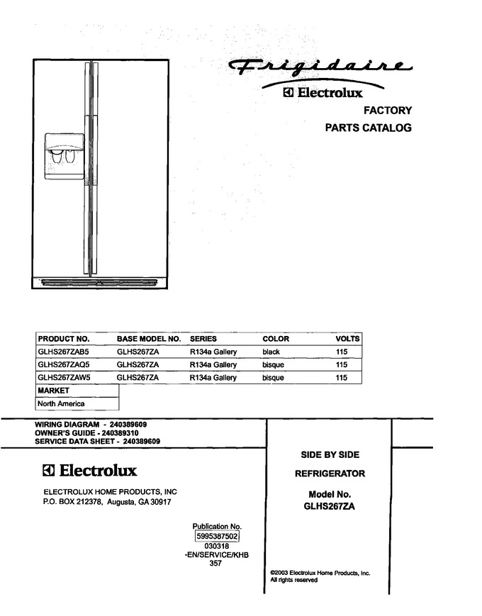 Diagram for GLHS267ZAQ5
