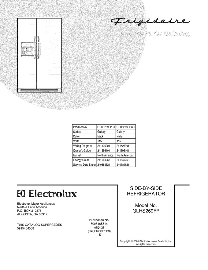 Diagram for GLHS269FPW1