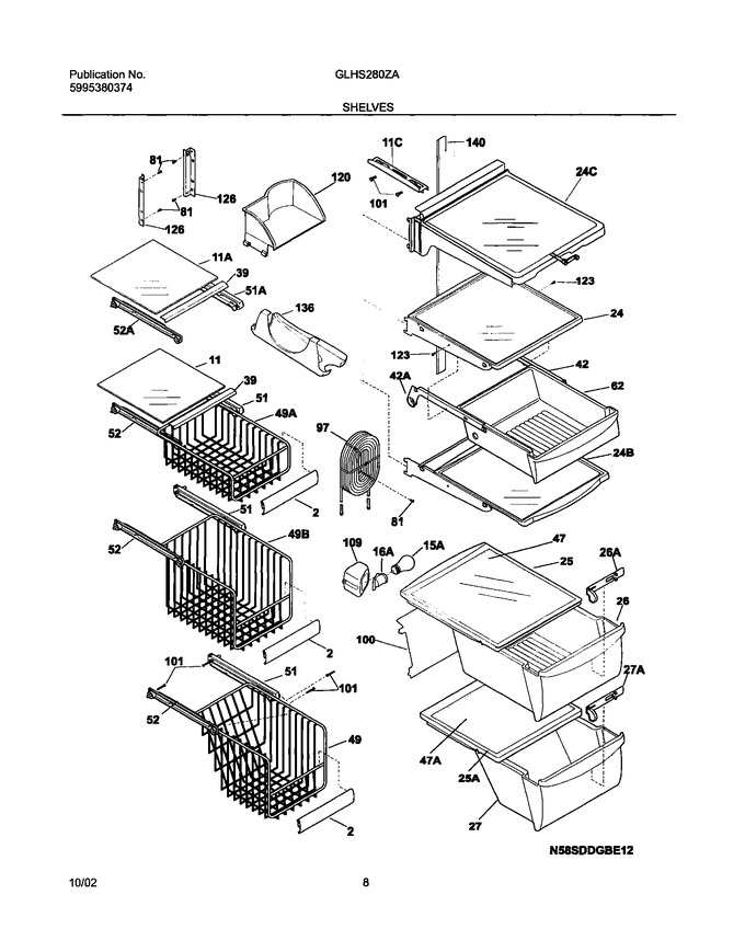 Diagram for GLHS280ZAB5