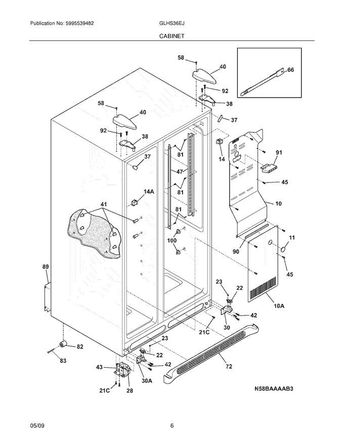 Diagram for GLHS36EJW1