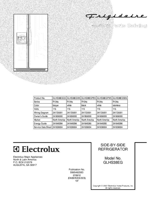 Diagram for GLHS38EGQ5